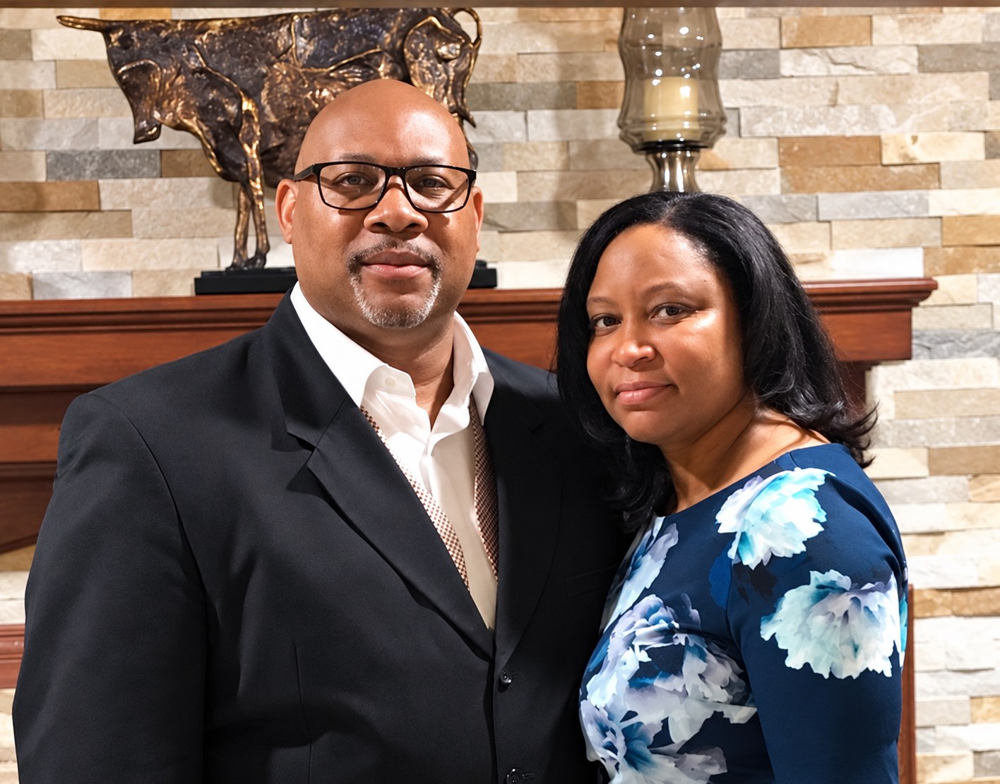 Pastor Stephen and Nicole standing together